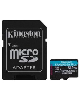Memorijsaka kartica Kingston U3 V30 microSDXC 512GB Canvas Go Plus + adapter