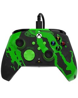 Gamepad PDP Wired Controller Rematch - Jolt Green Glow In The Dark XBSX