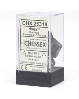 Kockice Chessex - Polyhedral - Speckled - Ninja (7)
