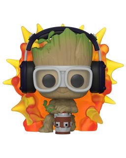 Funko POP! Marvel: I Am Groot - Groot W/ Detonator