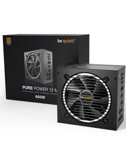 Napajanje Be Quiet Pure Power 12M 650W Gold BN342 Modularno ATX3.0