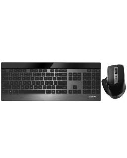 Combo tastatura + miš RAPOO 9900M Multi-device Wireless US Black
