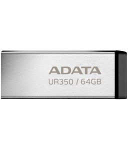 USB Flash A-DATA 64GB 3.2 UR350-64G-RSR/BK Gray
