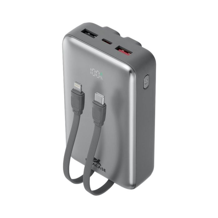 Power Bank RIVACASE 20000mAh 30W RIvaCase VA2612 C+L int. cab black