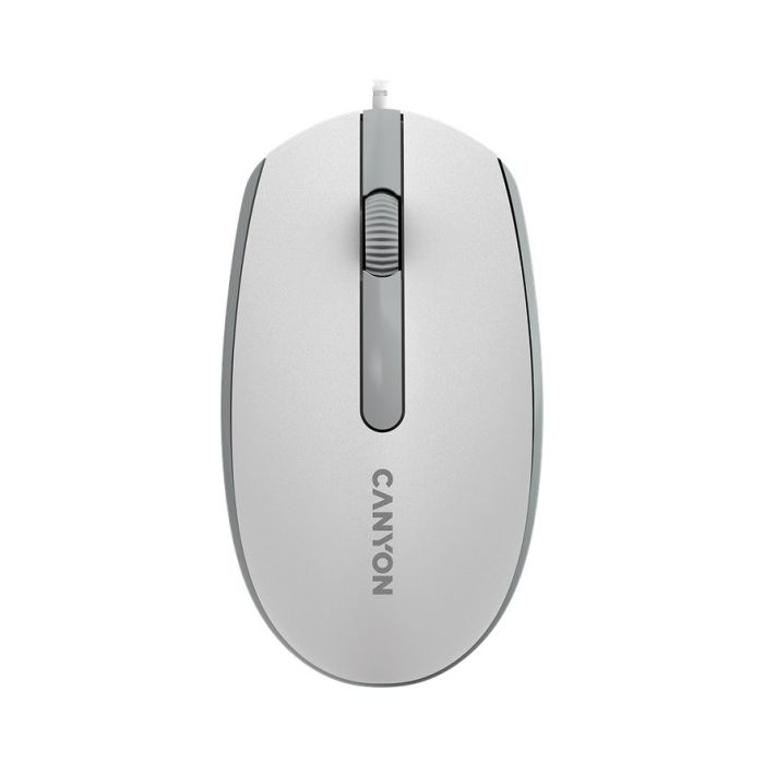 Miš Canyon M-10 Wired White Grey