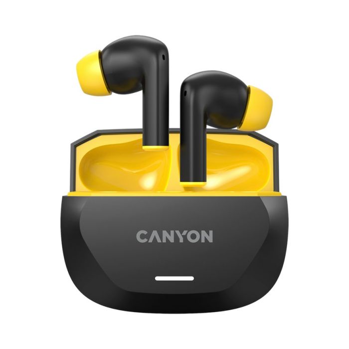 Slušalice Canyon Hexagon 7 TWS ANC+ENC Wireless Black Yellow