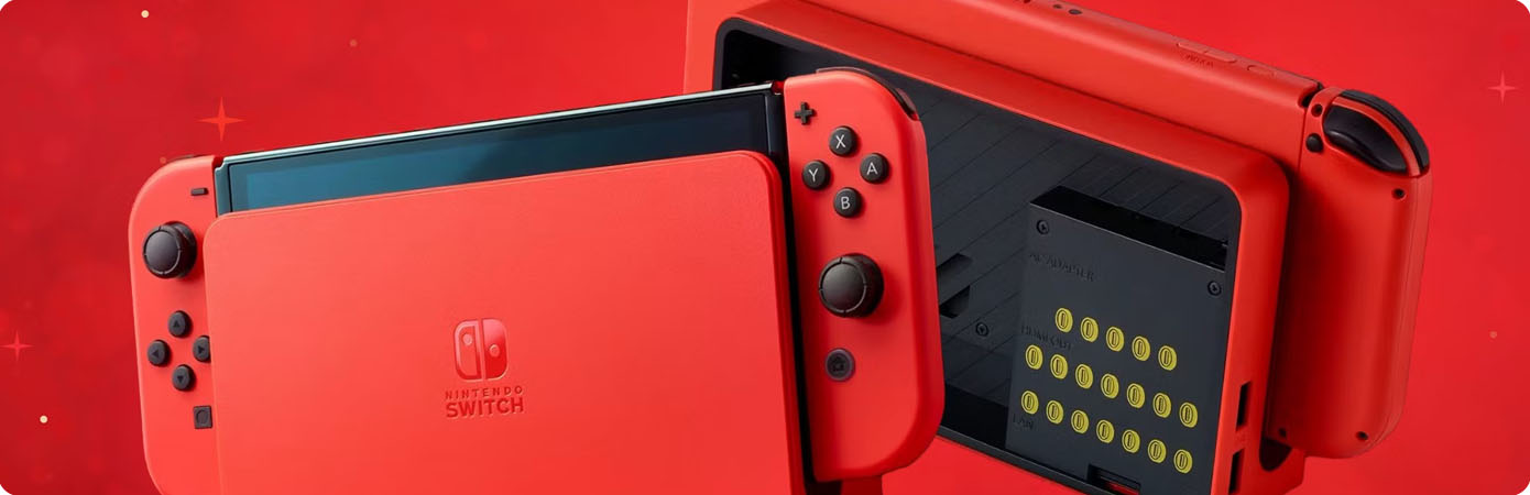 Konzola Nintendo Switch OLED Mario - Red Edition
