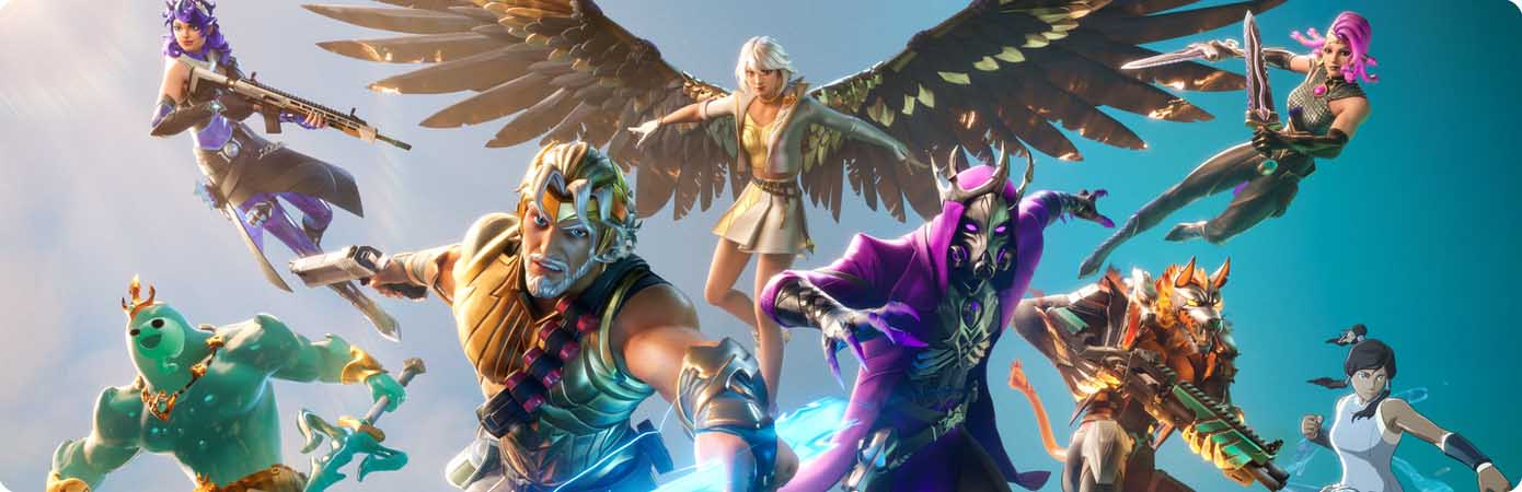 Oslobodi moći Bogova u Fortnite naslovu!